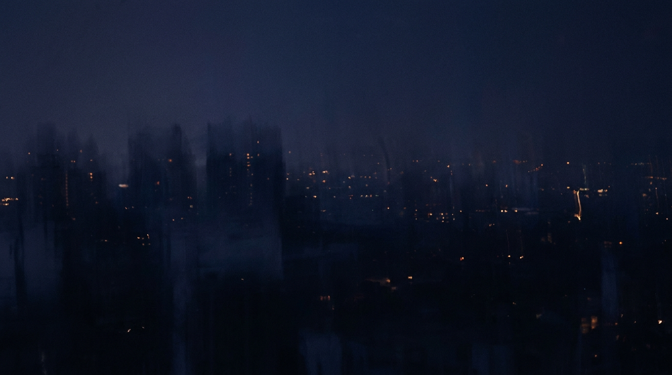Blurred city