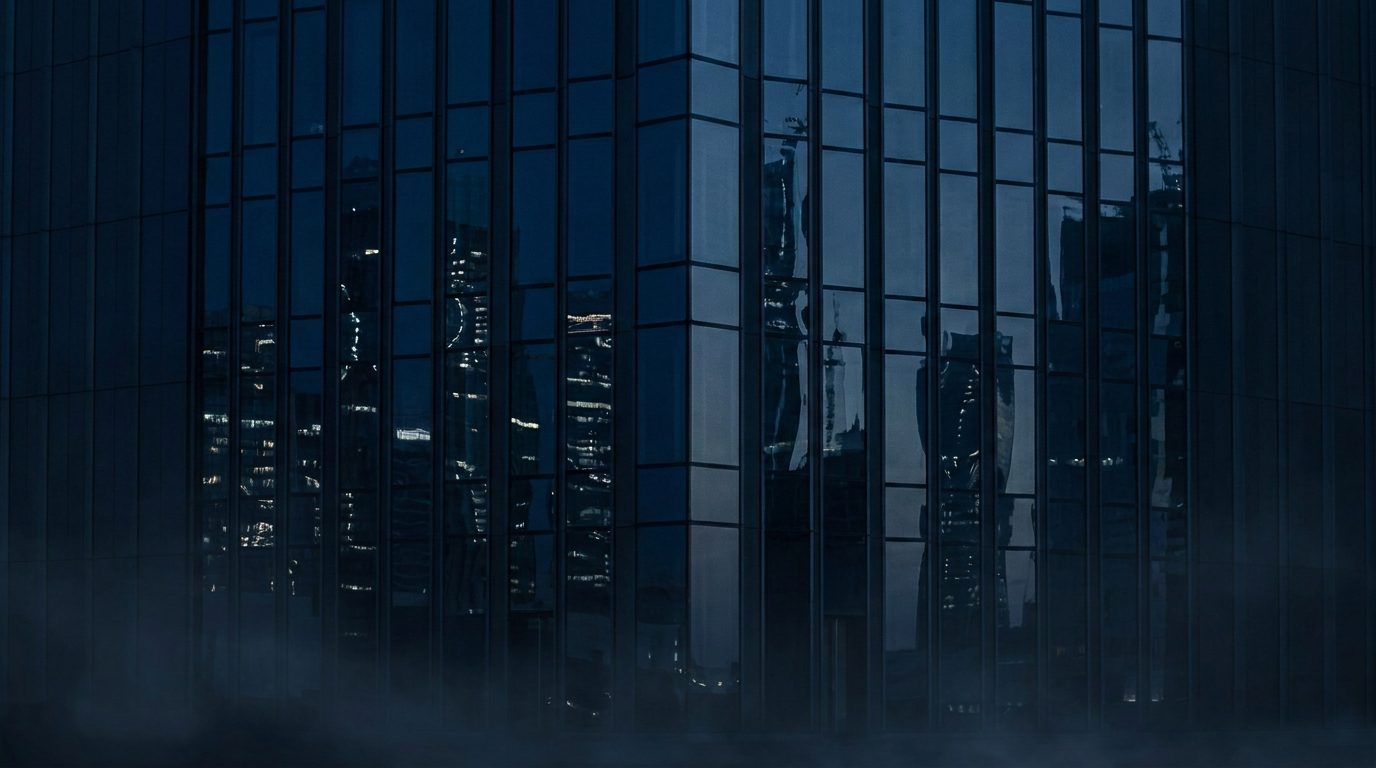 Glass facade